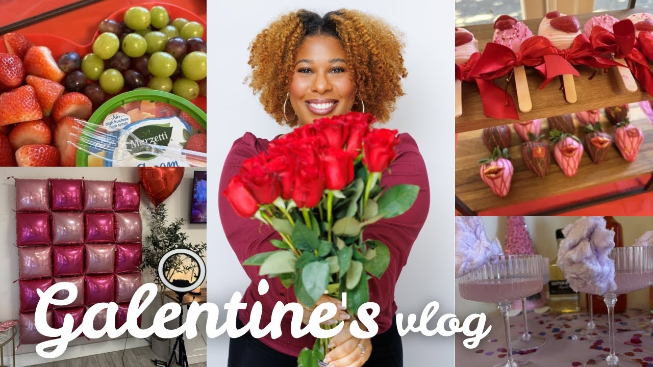 Love Notes and Lipstick 💋 I Hosted my Friends for Galentines Day ! Event Prep, Gifts and MORE! 