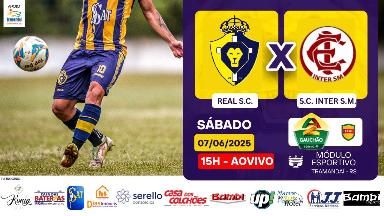 Real S.C. X S.C. Inter S.M. - GAUCHÃO SERIE A2