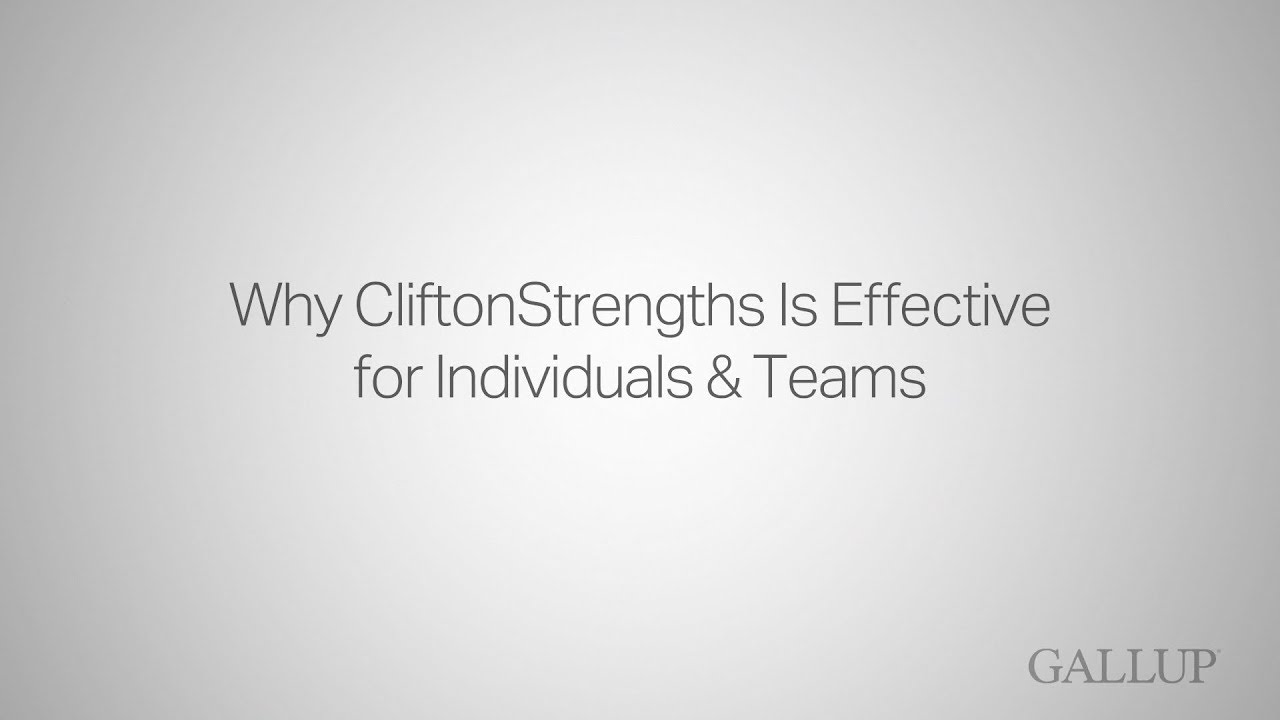 Почему CliftonStrengths эффективен для отдельных людей и команд