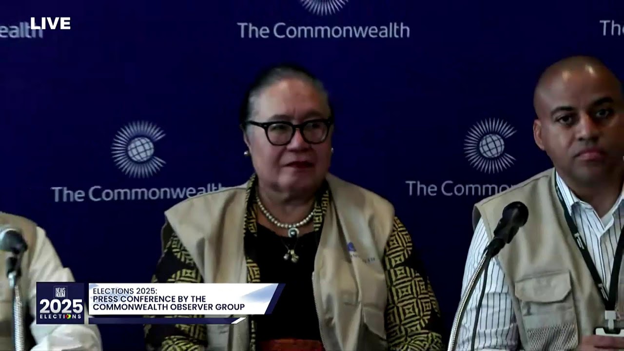 ELECTIONS 2025: Press Conference by the Commonwealth Observer Group
