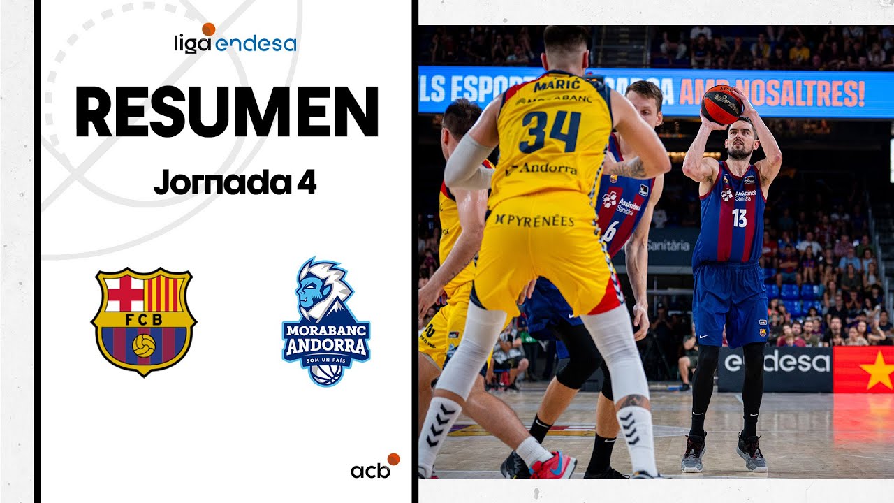 Barça - MoraBanc Andorra (91-87) RESUMEN | Liga Endesa 2023-24