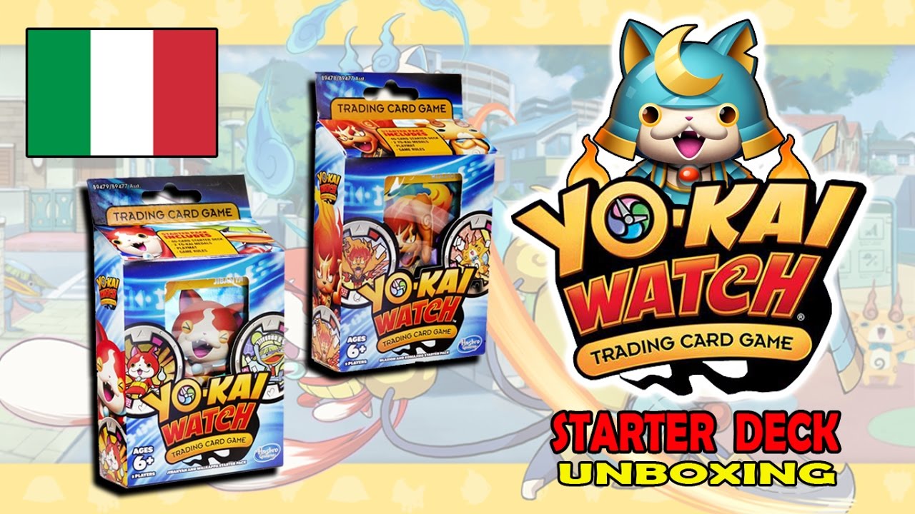YO-KAI WATCH TCG gioco di carte collezionabili - Starter Deck Unboxing ITA