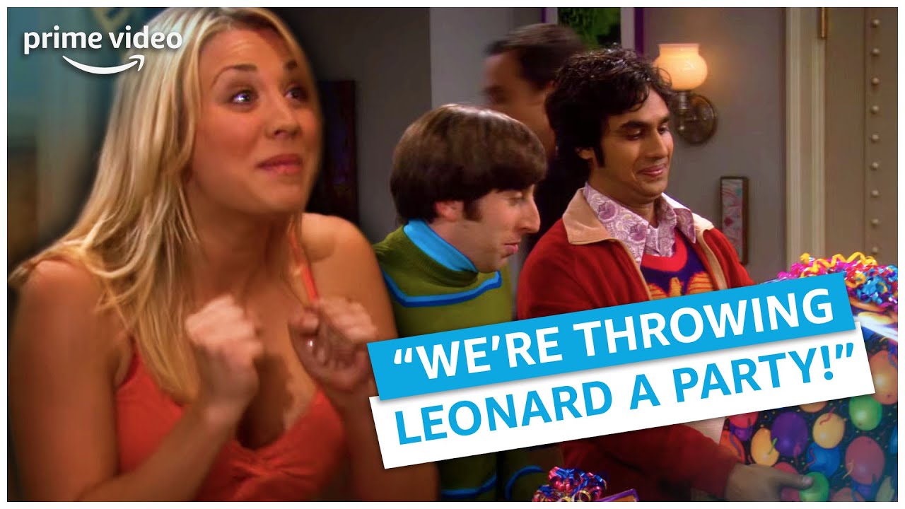 Penny bereid Leonard's Surprise party voor | The Big Bang Theory | Amazon Prime Video NL