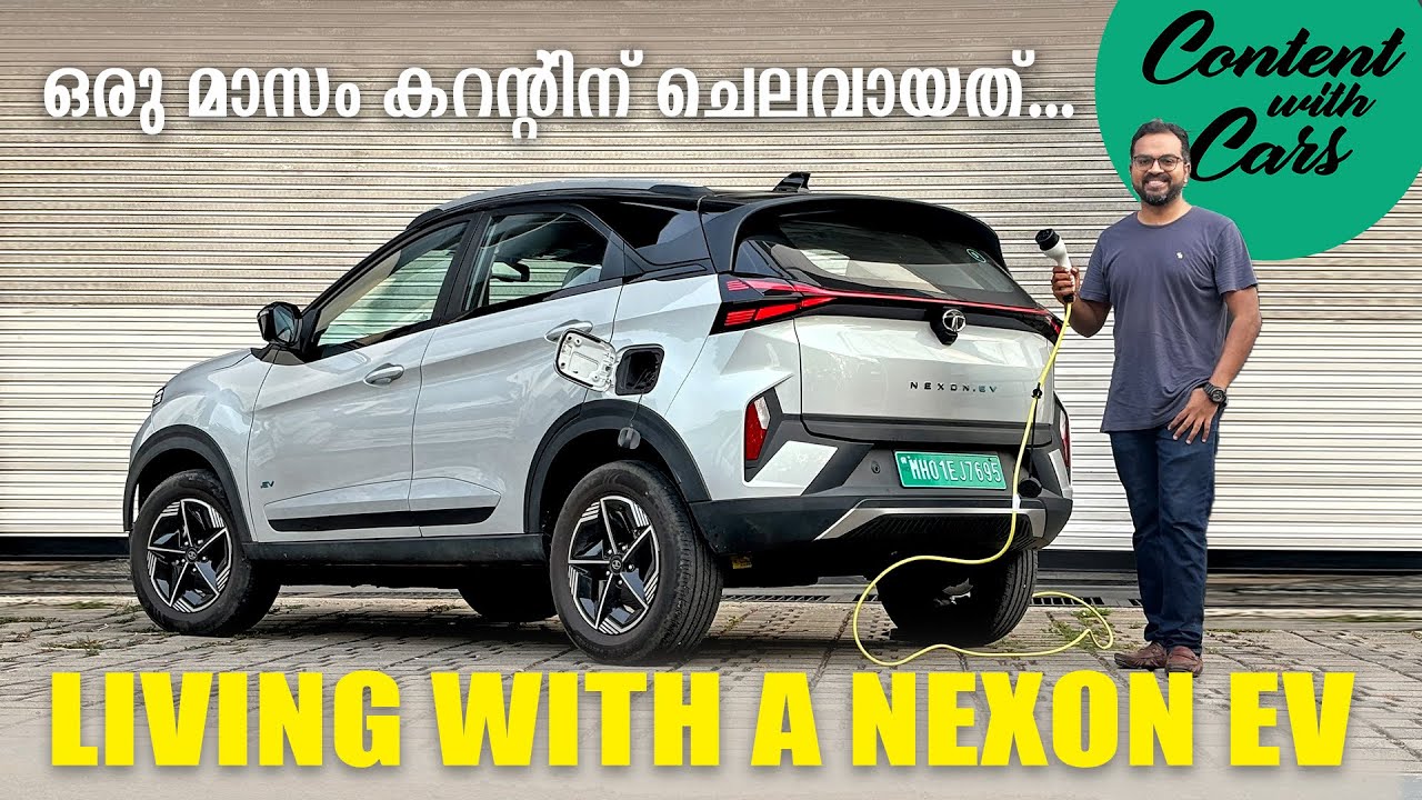 One Month with a Tata Nexon EV | Running Costs | Malayalam Review | Content with Cars