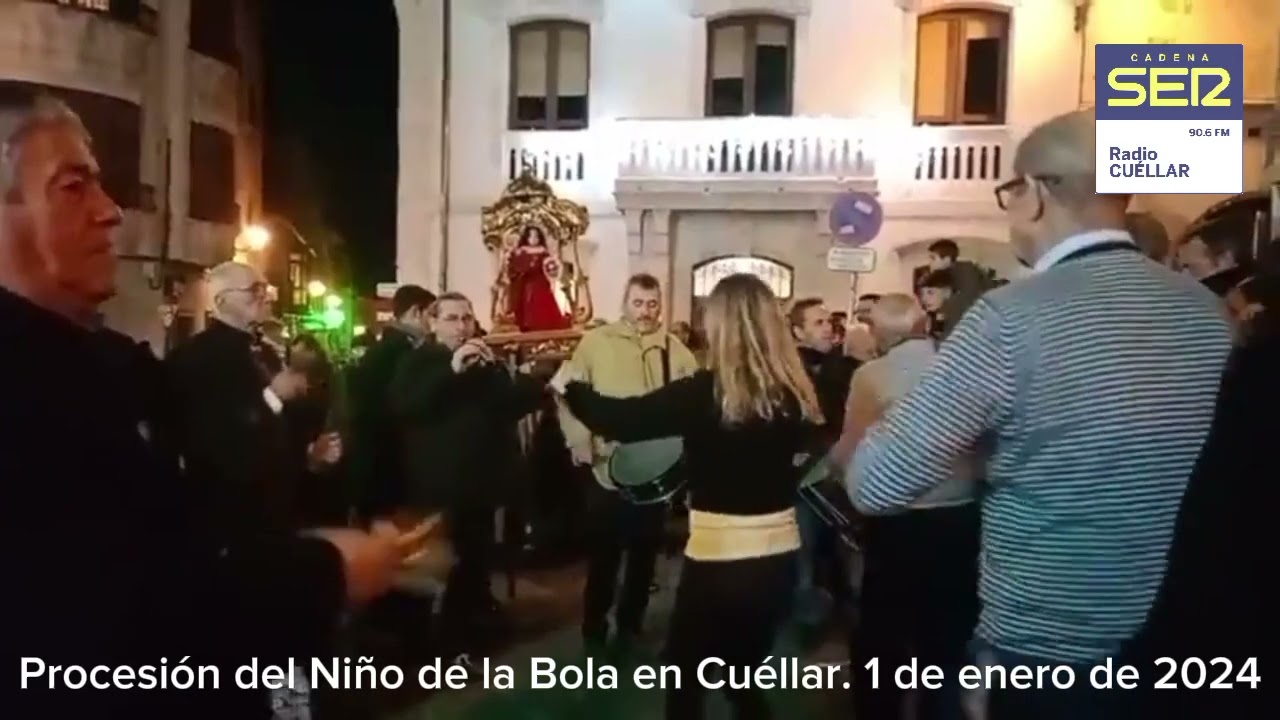 Procesión del Niño de la Bola en Cuéllar. 1 de enero de 2024