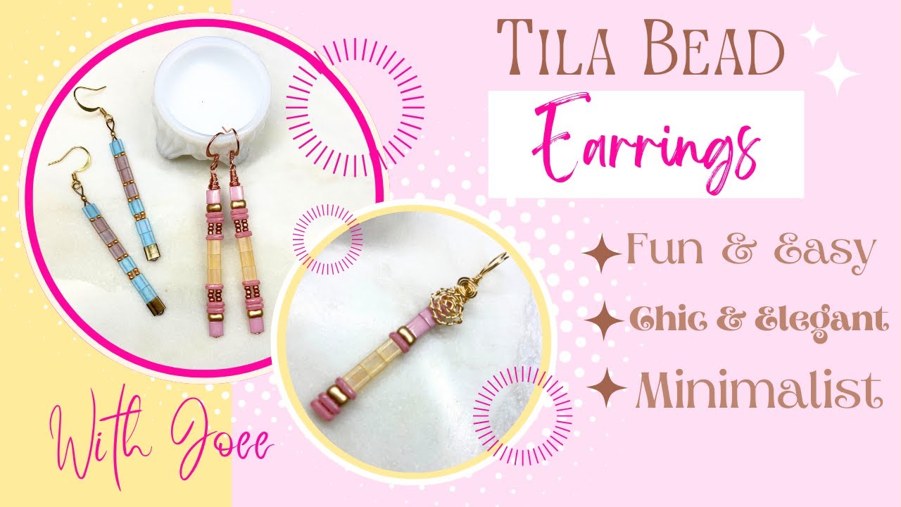 2 HOLE BEAD PENDANT & EARRINGS
