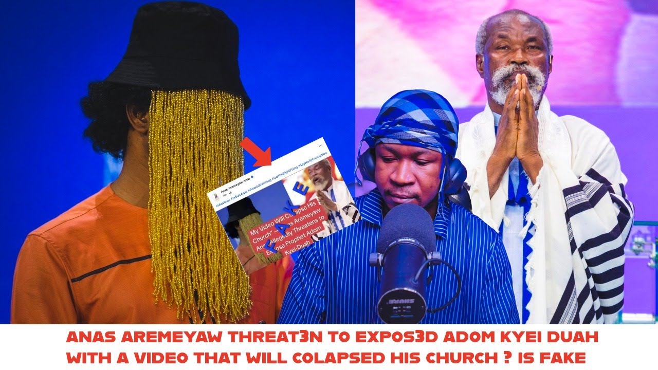Ei-Anas Aremeyaw Thrèatèn to Exp0sè Adom Kyei Duah with video that will C0lapse this Church is Fàkè