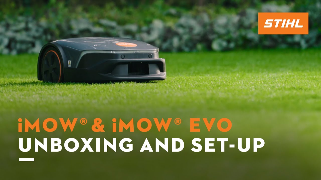 STIHL iMOW&reg; robotic lawn mower I Unboxing and set-up