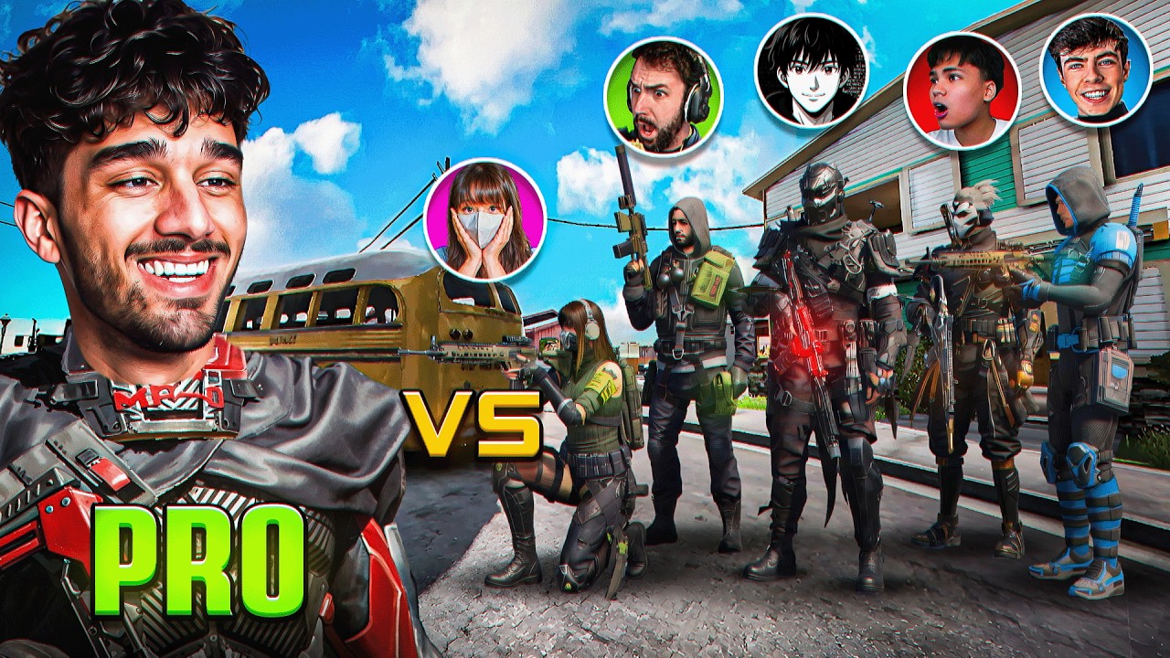 1 ПРОТИВ 5 ЛЕГЕНДАРНЫХ ИГРОКОВ В COD MOBILE...
