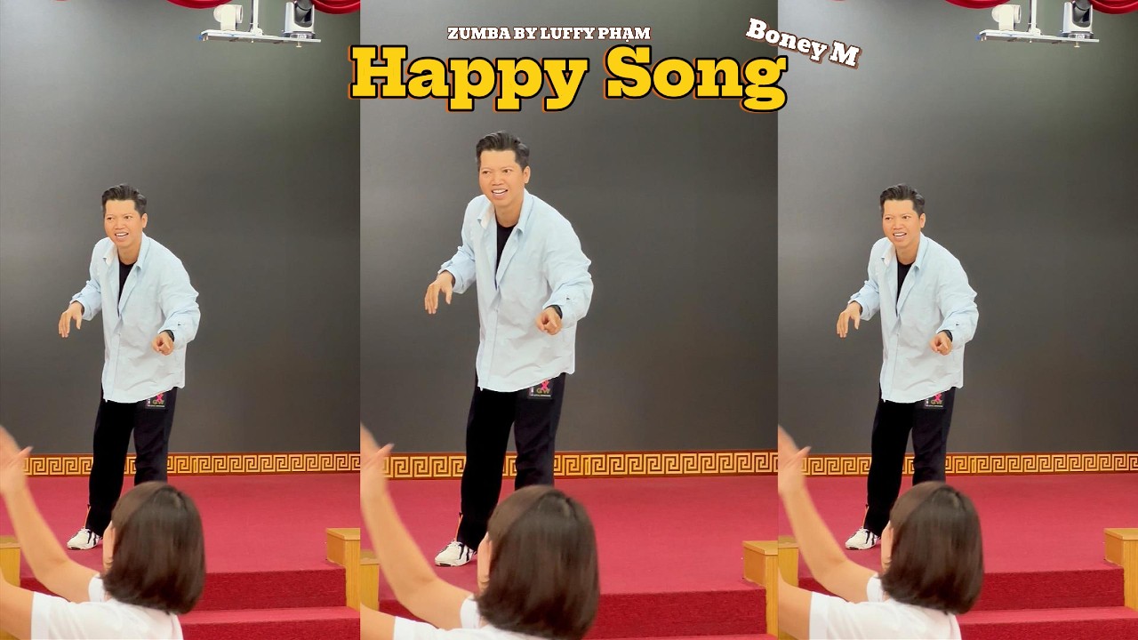 Happy Song |  Boney M. | Zumba by Luffy phạm #zumba #zumbafitness #luffypham #happysong #boneym