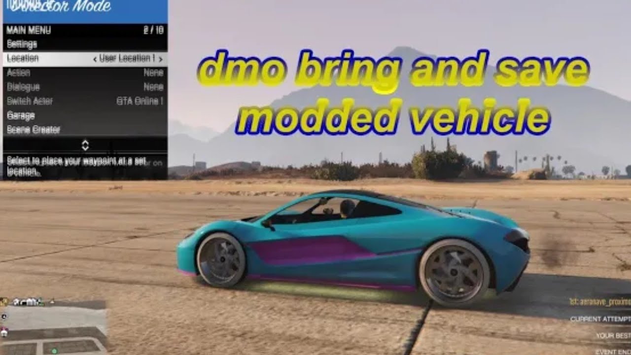 GTA Online - SOLO DM MENU ONLINE l STORE & SAVE Moddet CARS! Full Method 1.50