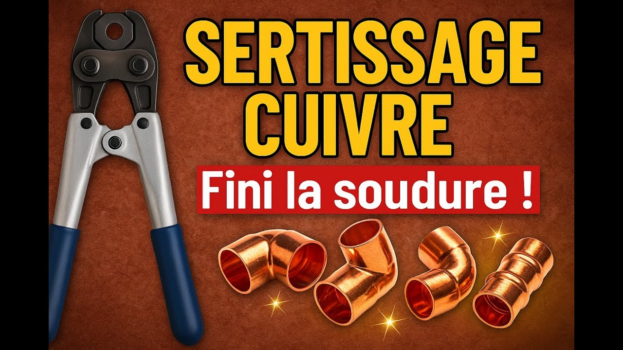 COMMENT Sertir du CUIVRE sans SOUDURE ! Sertissage CUIVRE FACILEMENT | Un Ex No Life Bricole