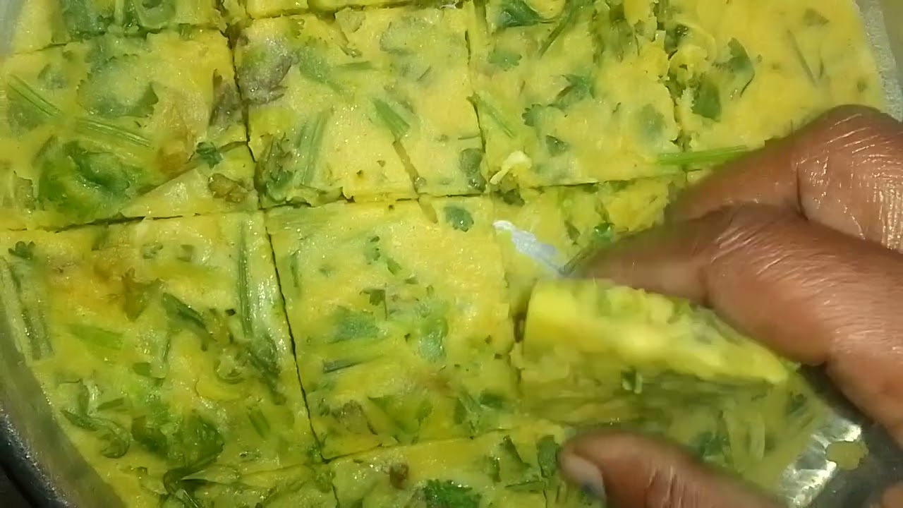 Besan aur Hara dhaniya ka sabse aasan majedar nasta/kothimbir badi #recipe 