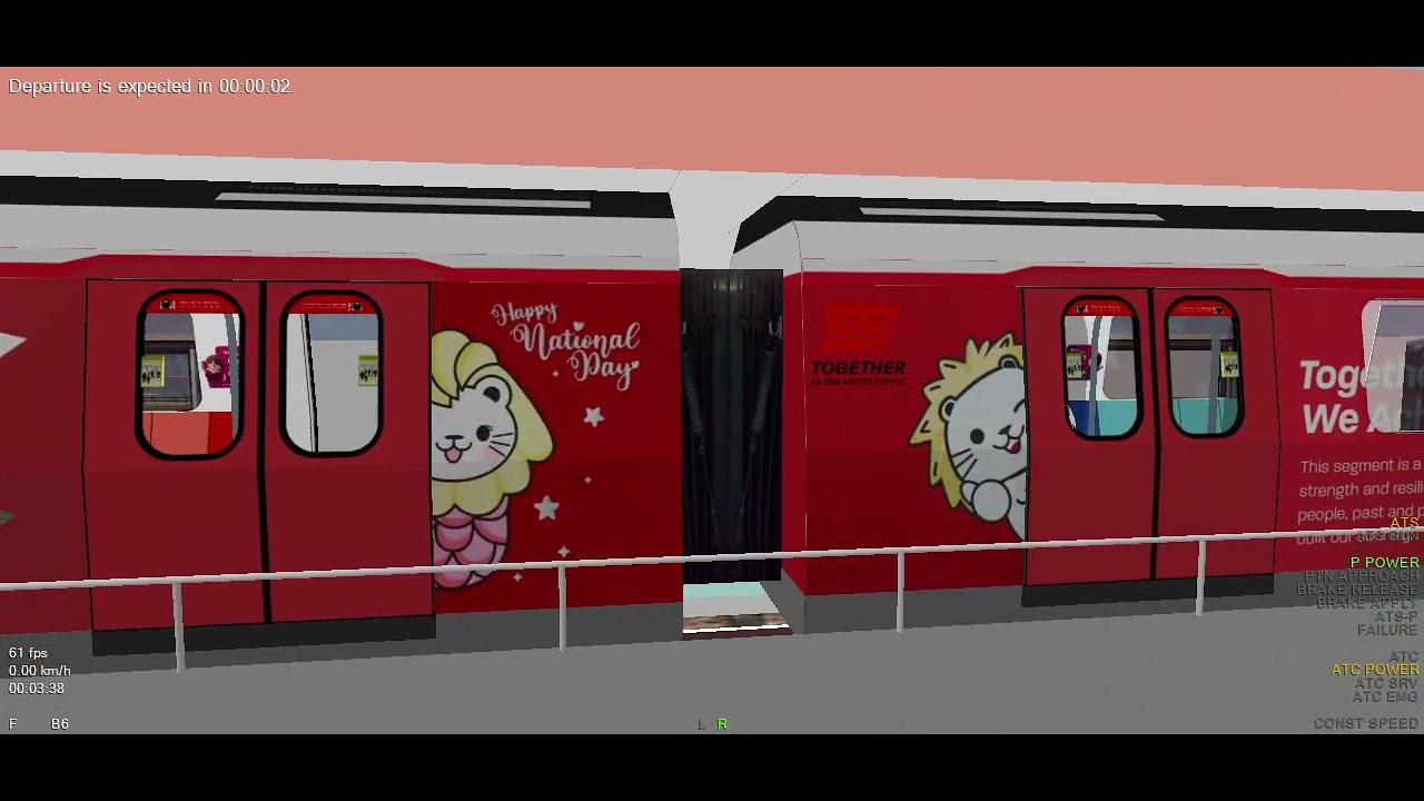 OpenBve R151 fake set number NDP 2024 Livery