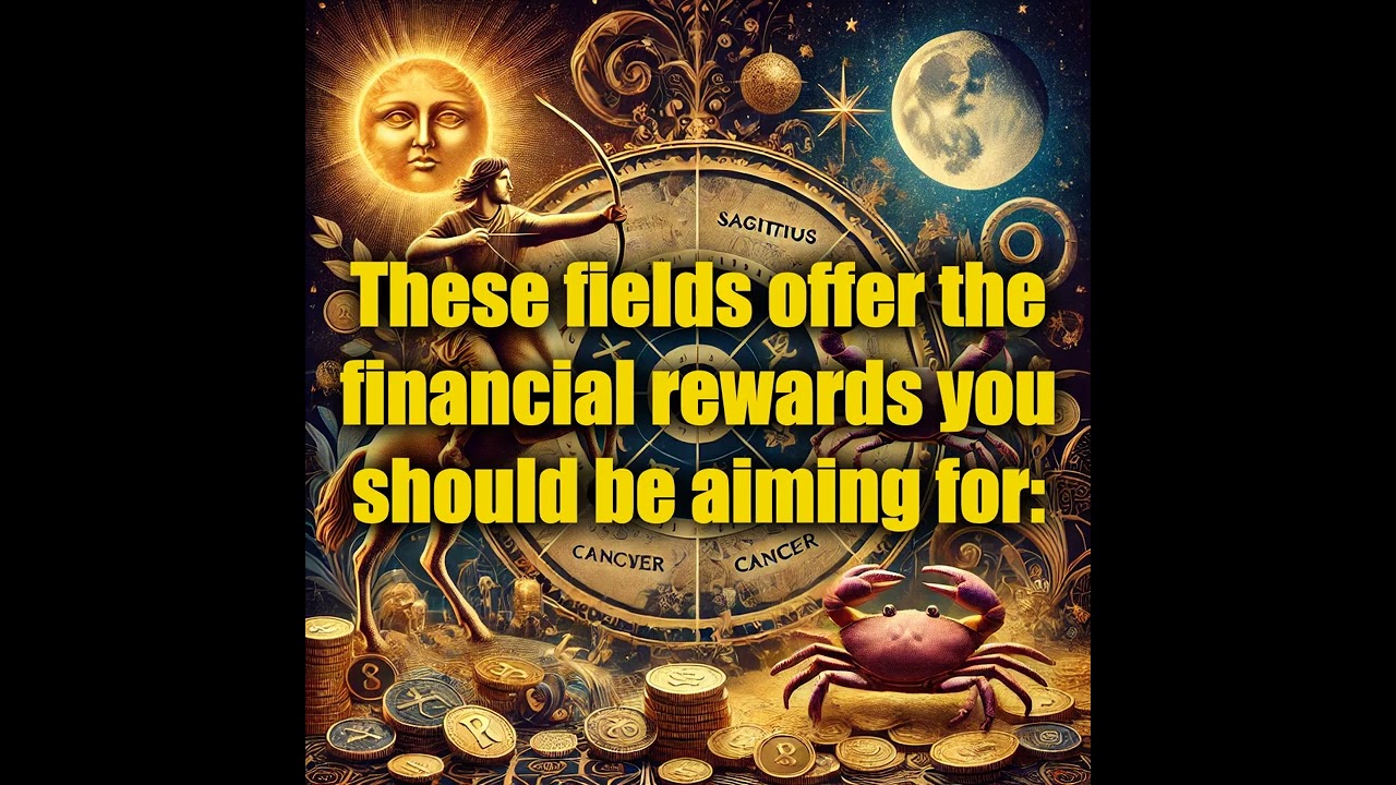 Sagittarius Sun, Cancer Moon - Career Paths for Wealth and Success #SagittariusSun #CancerMoon