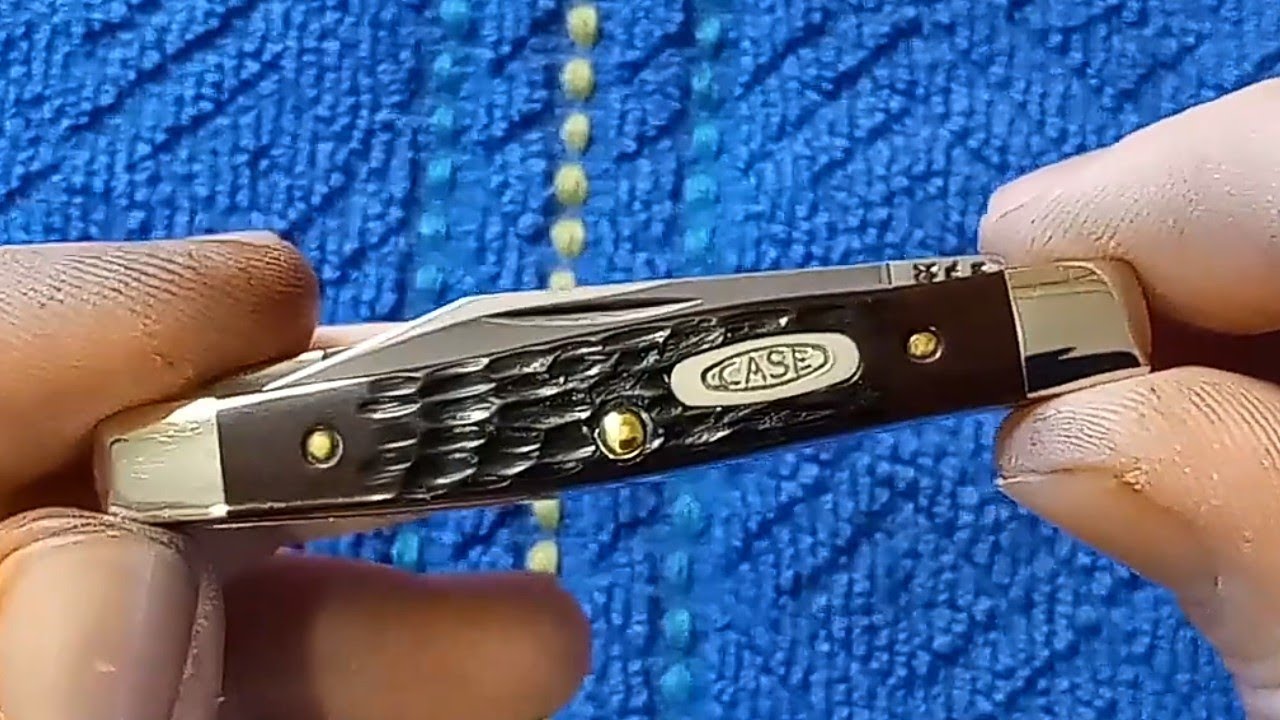 Case Pen knife Brown Delrin 6233