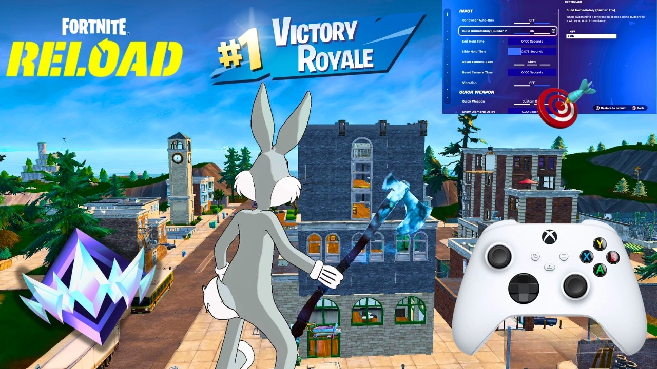 NEW BEST Controller SETTINGS + Sensitivity in Fortnite Chapter 7 (XBOX/PS4/PS5/PC)