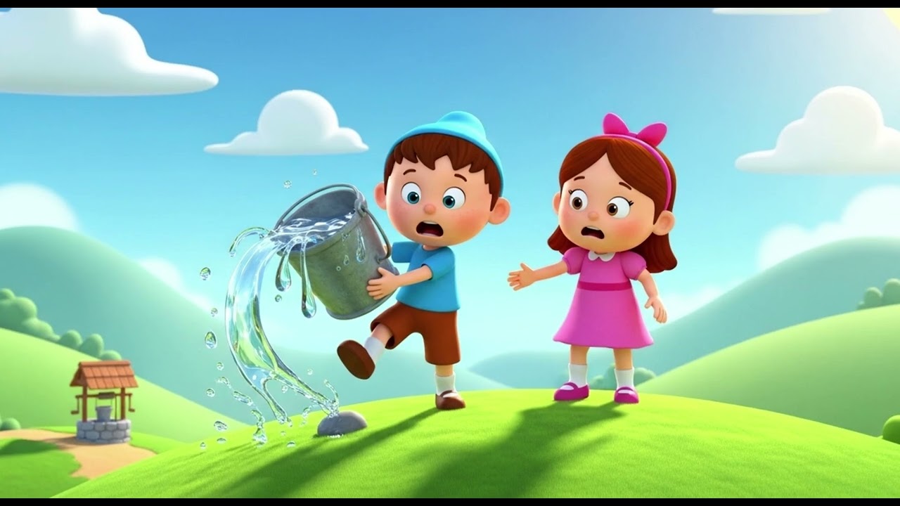 Jack & Jill | Nursery Rhymes for Kids | Fun Learning Songs | Kids Melody