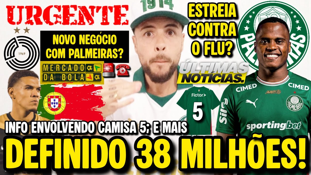 URGENTE! AL-SADD QUER NOVO NEGÓCIO COM PALMEIRAS! 38 MILHÕES POR ZAGUEIRO! ESTREIA DE ARIAS; E MAIS