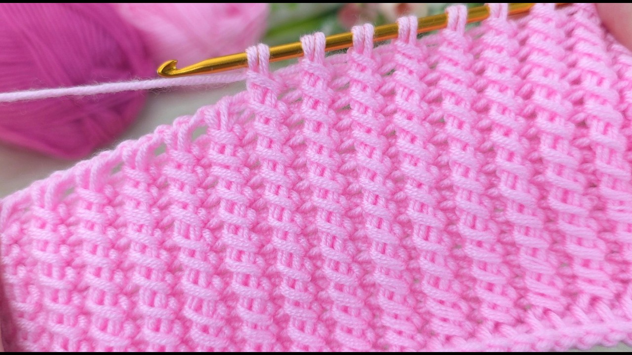 Tunisian Crochet Simple Stitch Pattern | Perfect for Blankets & Scarves