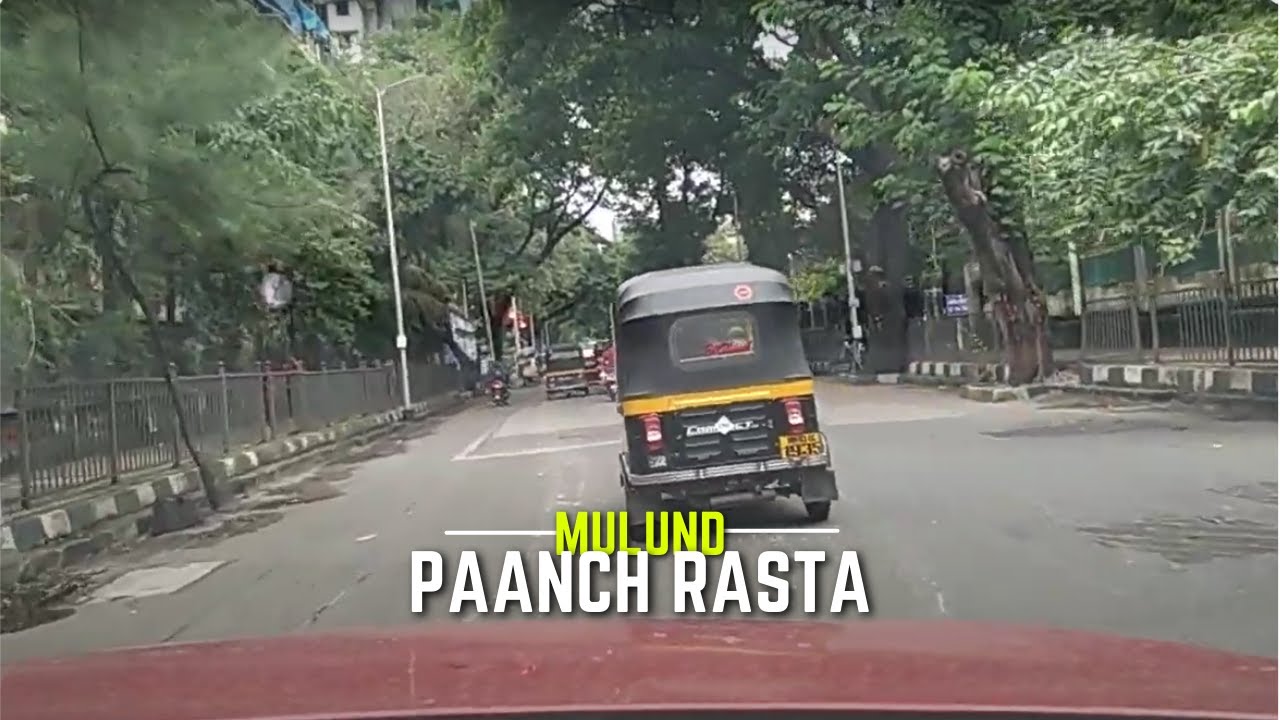 Mulund Paanch Rasta | Mulund | Mumbai City Roads in Covid 2021