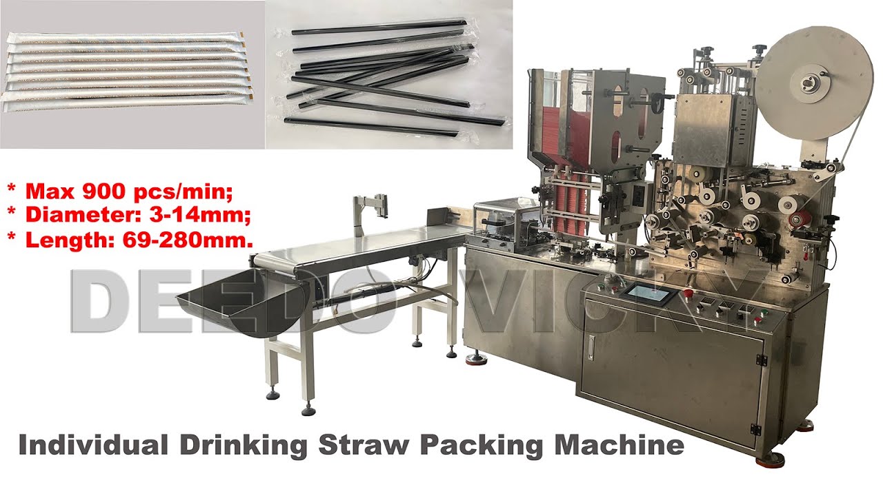 High Speed Drinking Straw Packing Machine