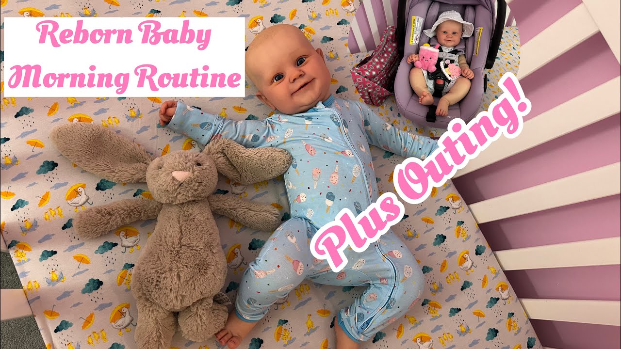 Reborn Starlie’s Morning Routine! Reborn Outing To Lunch, Lake, And Bookstore!