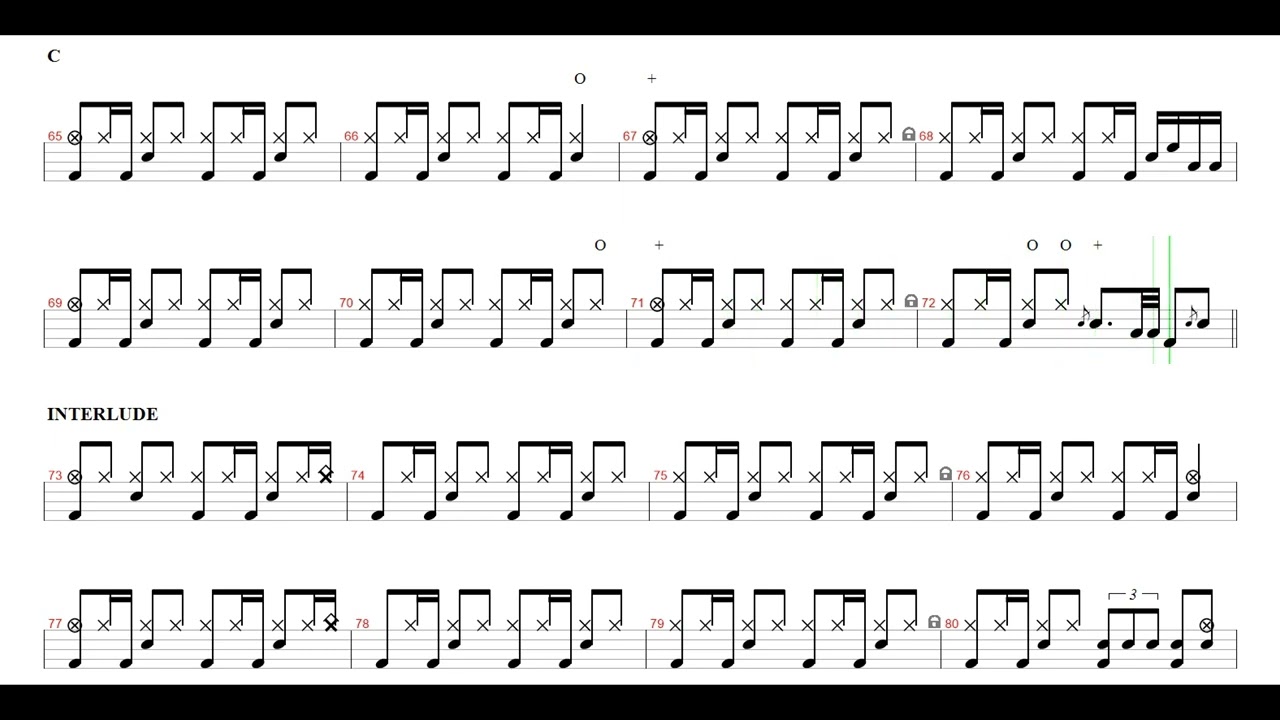 Toto-Stop Loving You | Drum Score, Drum Sheet Music