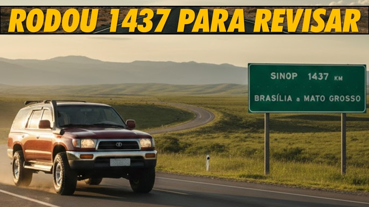 EP. 1438// SW4 1997 viaja 1437 KM para a REVISÃO MAIS RESPEITADA DO BRASIL! Protocolo Águia em AÇÃO