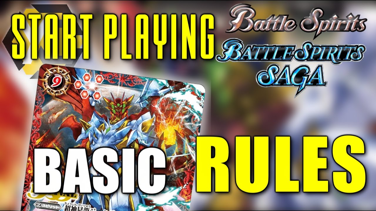 [Battle Spirits & Battle Spirits Saga] Beginner's Guide on How to Play