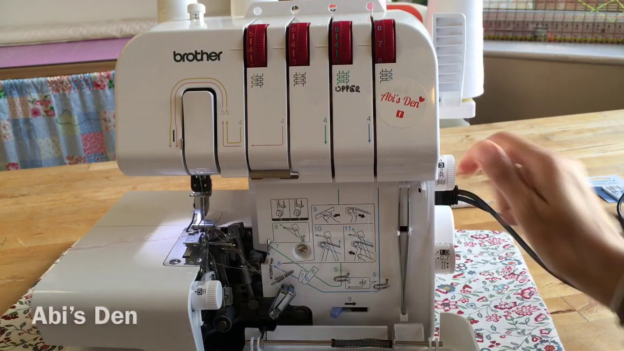 Подгибка на оверлоке Brother M343D | Abi’s Den ✂️🧵
