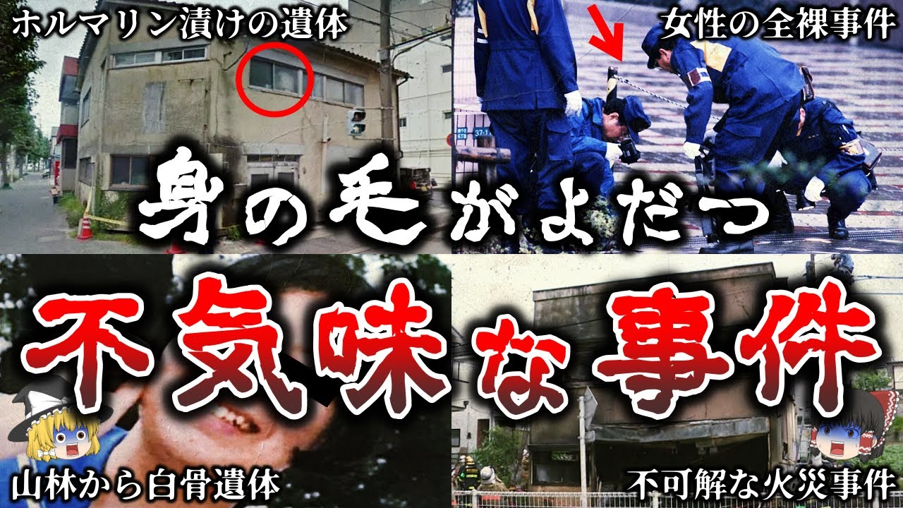 【ゆっくり解説】闇が深い..あまりにも奇妙で恐ろしい不気味な怪事件６選【第６弾】