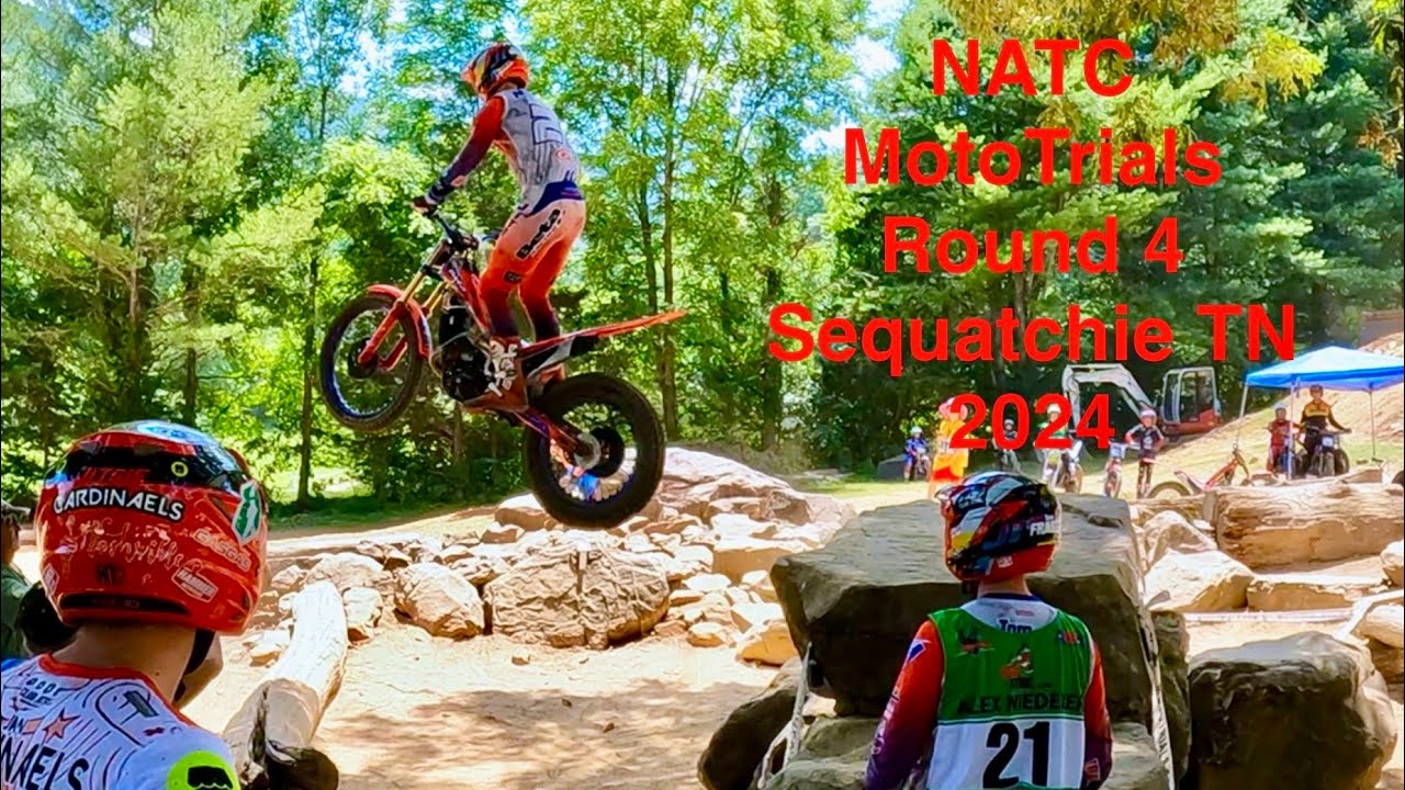 AMA NATC Moto Trials 2024 Round 4 Sequatchie Tennessee  #mototrials #motorcycles #trialsbike