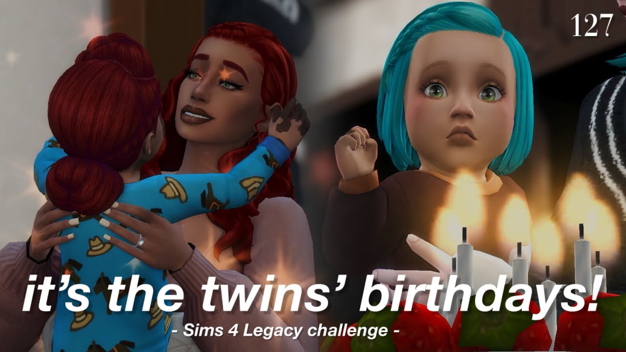 Aurora & Oasis age up to toddlers | Sims 4 Legacy challenge EP127 || solitasims