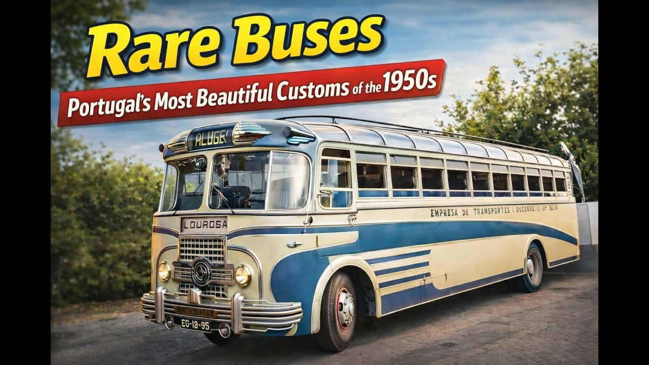 Bizarre Buses: Portugal Most Beautifull Customs of the 1950
