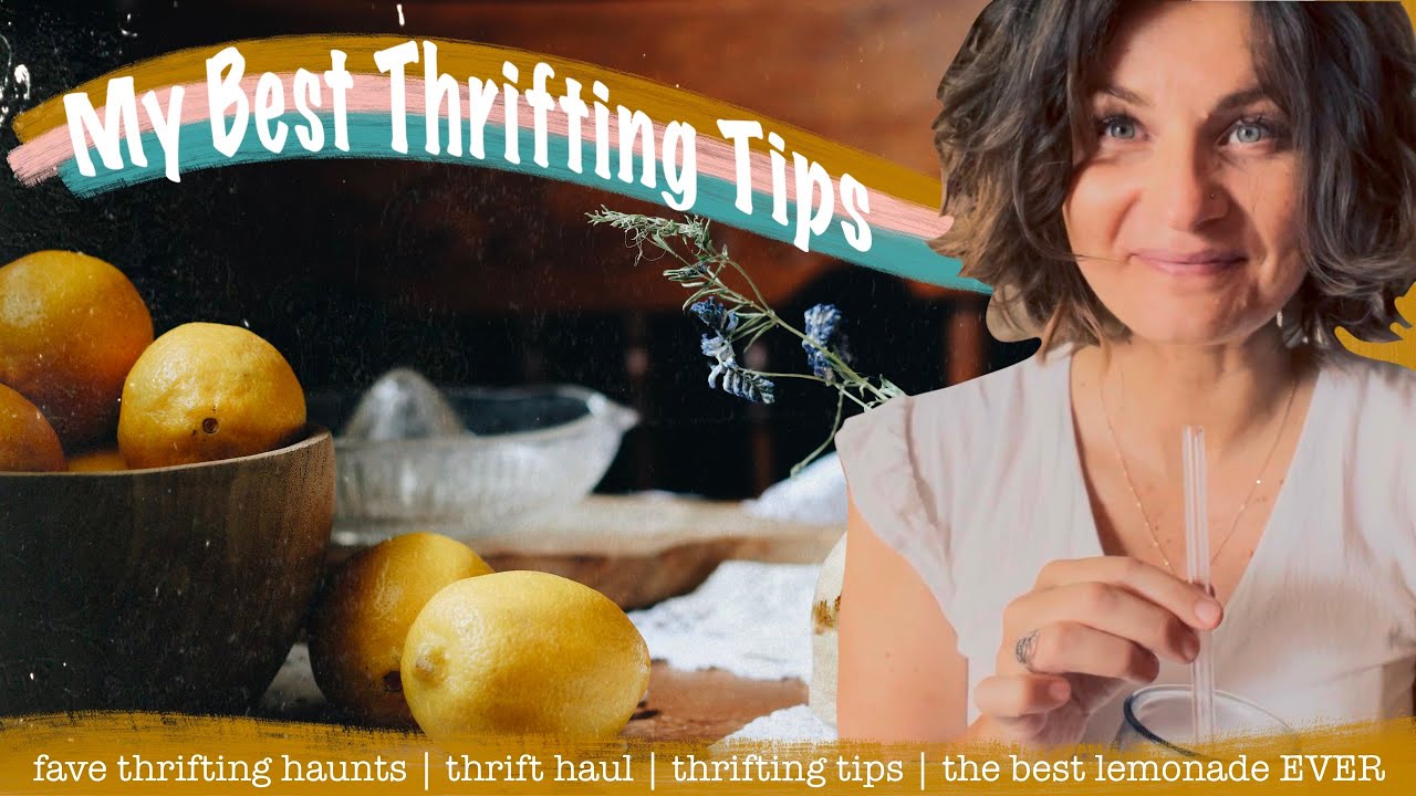 🛍️ Thrift With Me: Favorite Spots, Tips & Haul + 🍋 Homemade Raspberry Lemonade Recipe