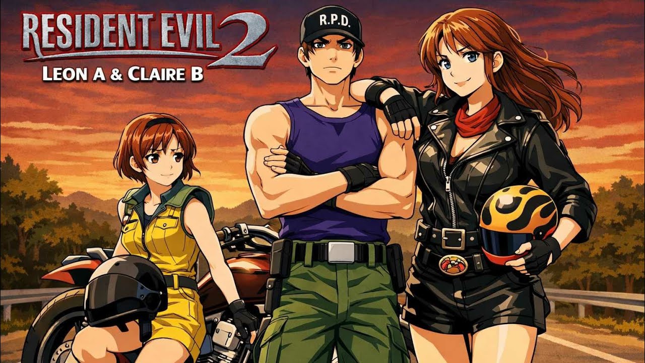 Resident Evil 2 Full Story Leon A Claire B