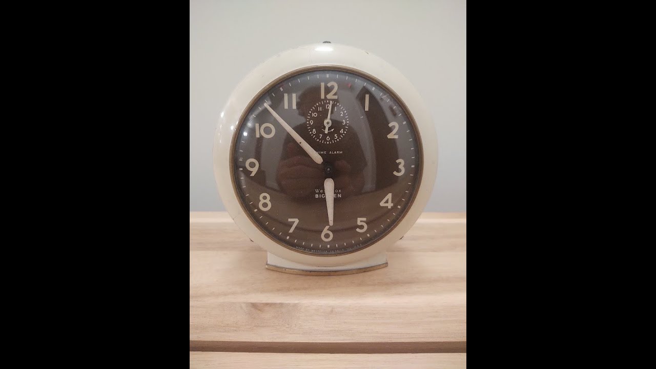 Westclox Big Ben 1952 Chime Alarm Clock Works BEAUTIFULLY!