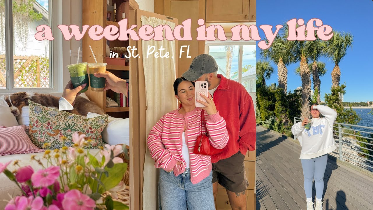 WEEKEND IN MY LIFE VLOG: life in st. pete, house projects, cozy days at home, & more!!