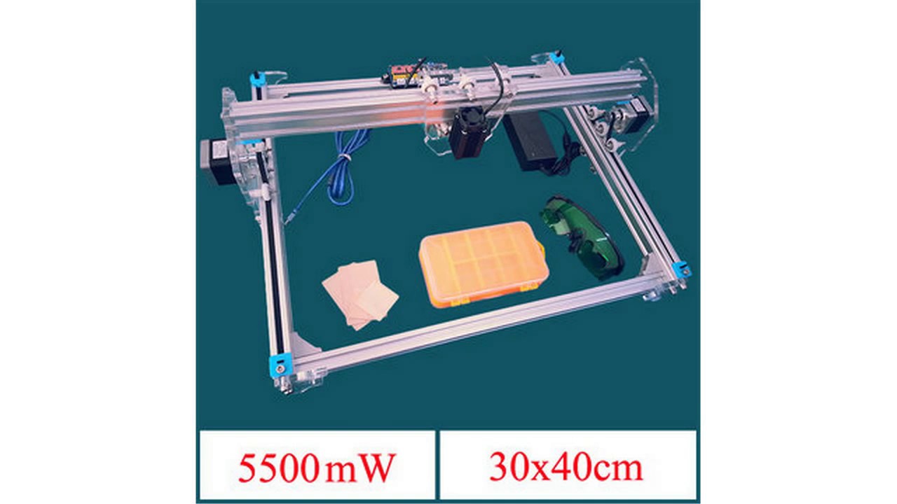 EleksMaker EleksLaser A3 Pro 5500mW Laser Engraving Machine CNC Laser Printer