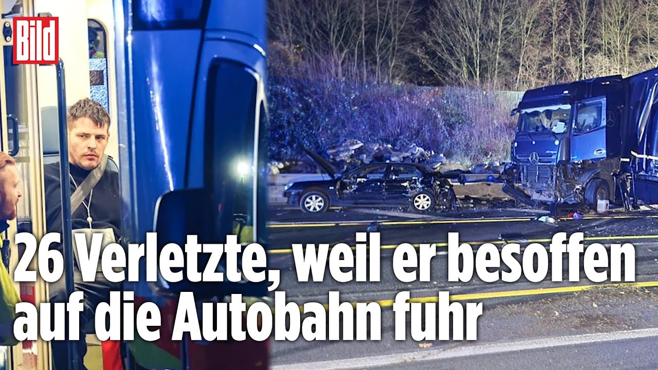 Verfolgungsjagd mit Polizei: LKW-Rambo hinterlässt Schneise der Verwüstung