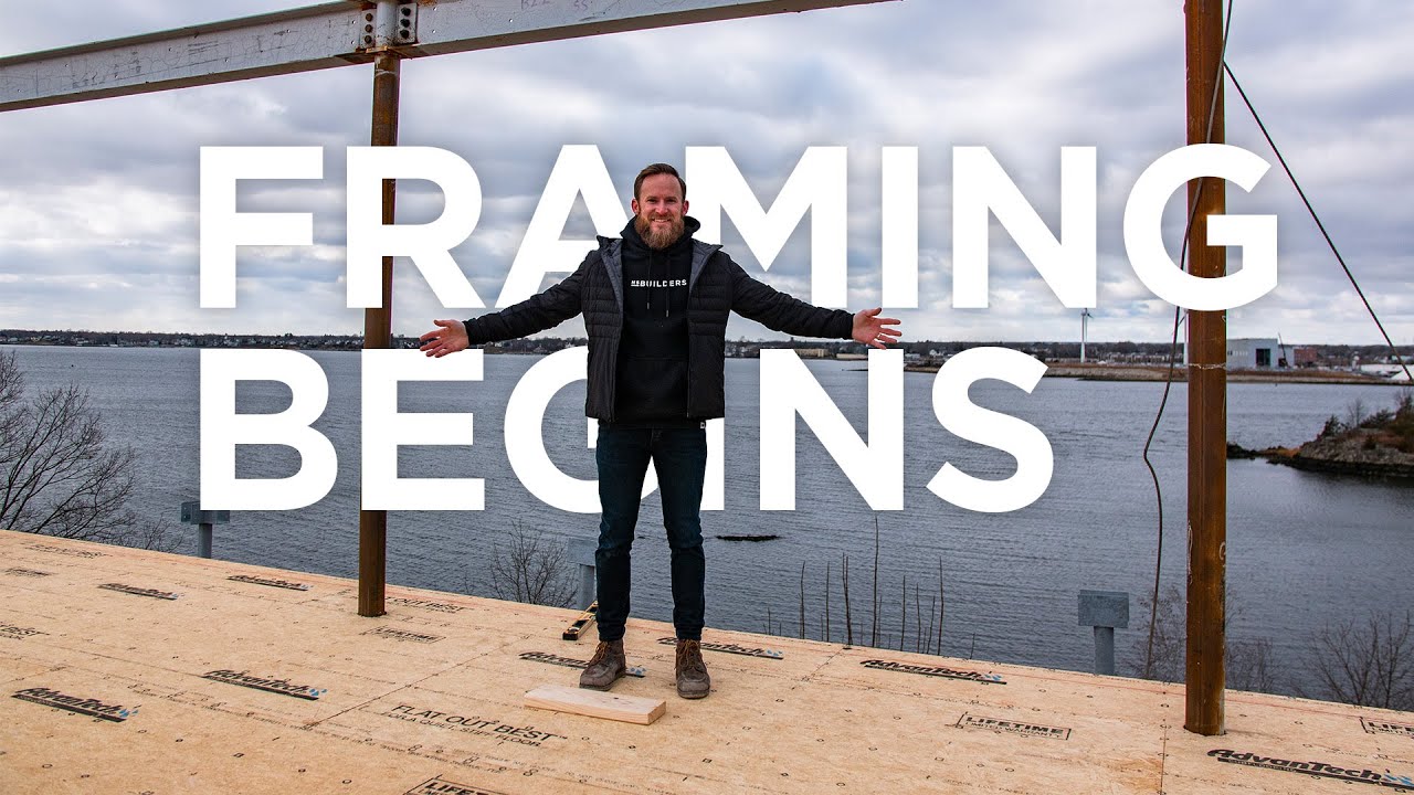 Framing begins at our ground up riverside build