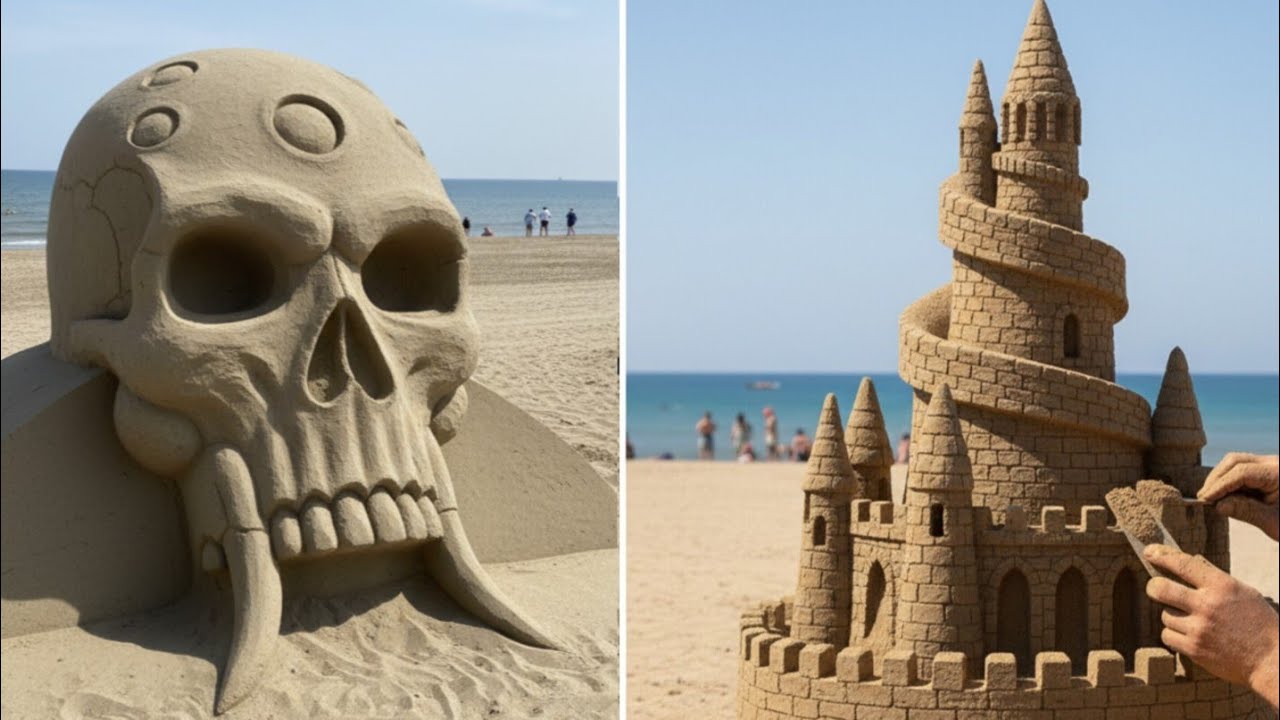 Crazy SAND SCULPTURES That Are At Another Level | Sand Art 