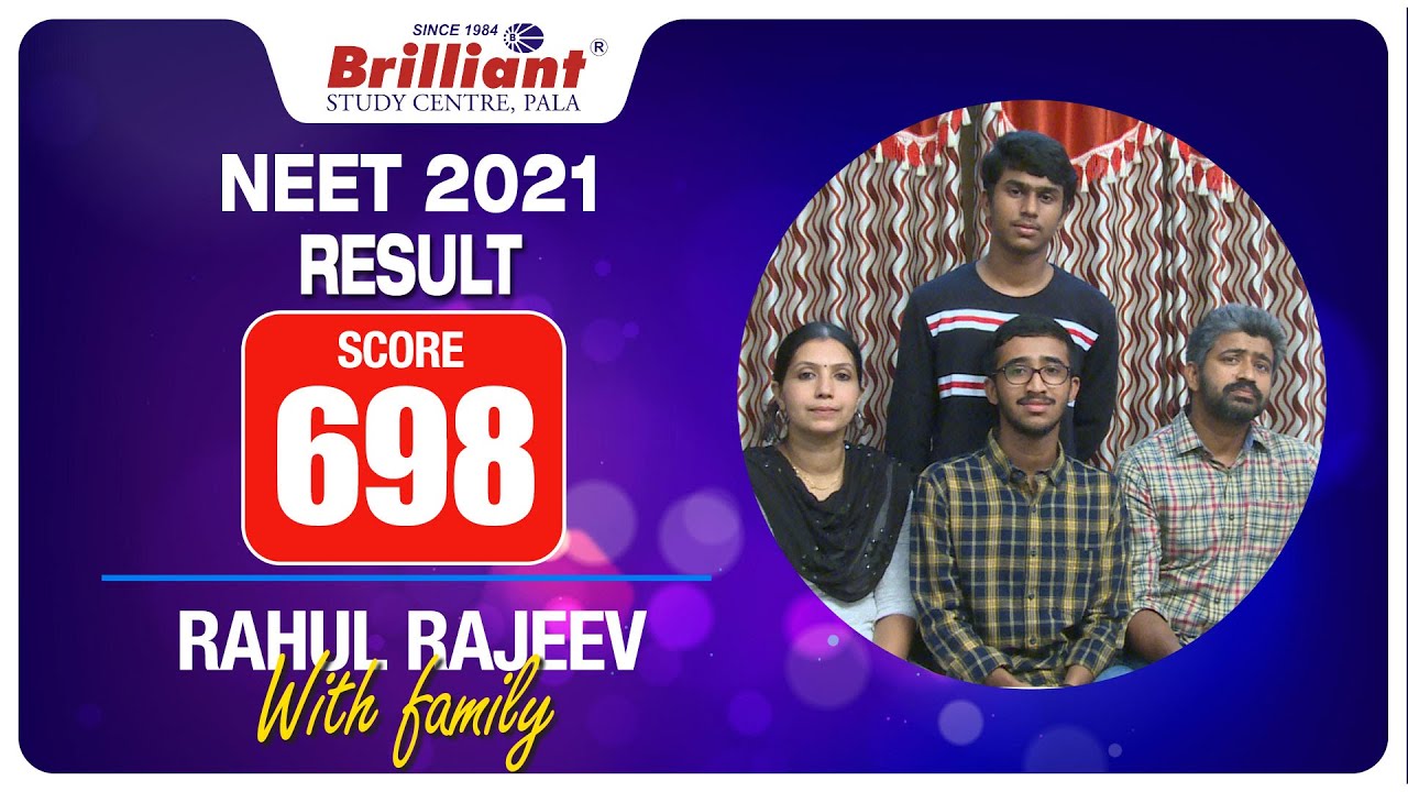Rahul Rajeev | Score 698 | AIR 204 | Chat With Family | NEET 2021 Result