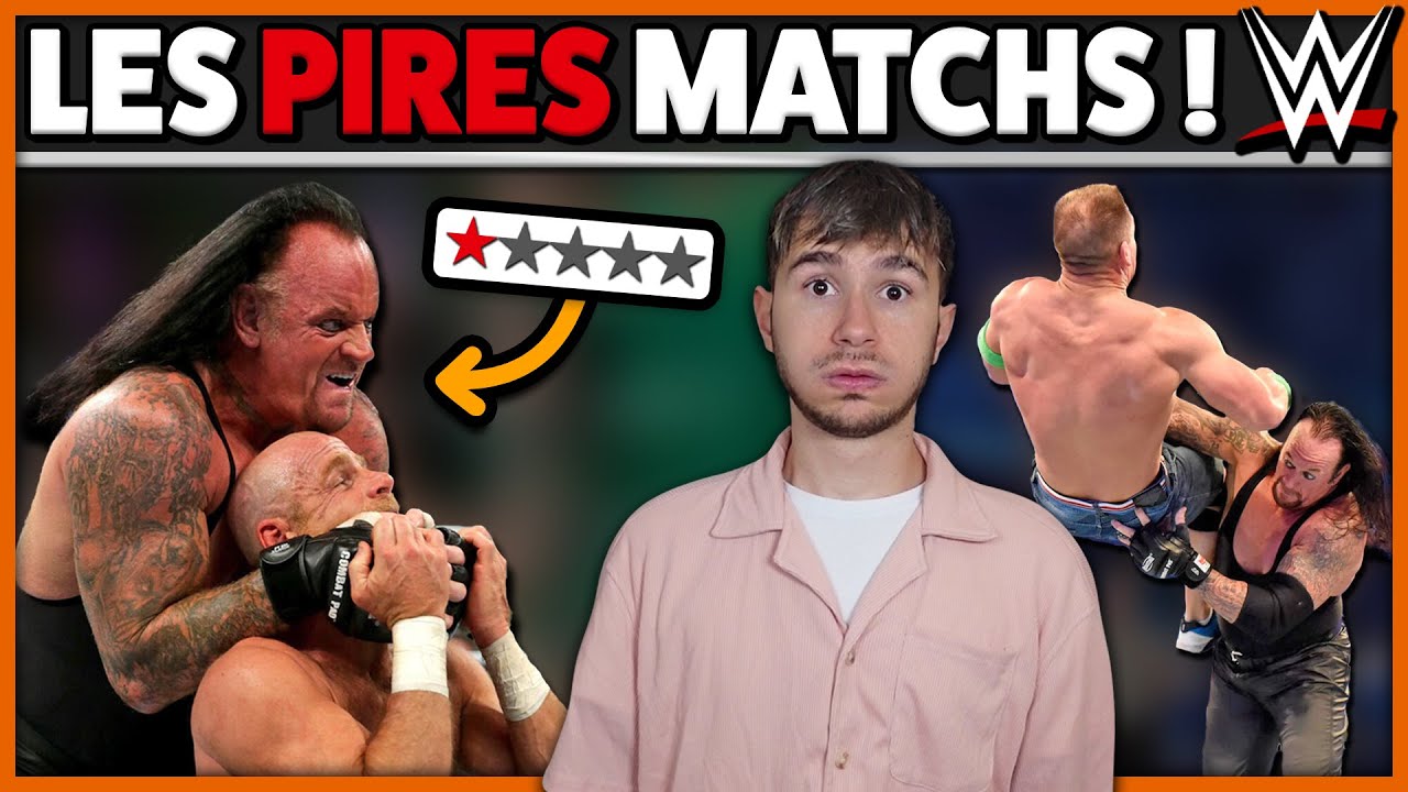 Les PIRES matchs &agrave; la WWE !