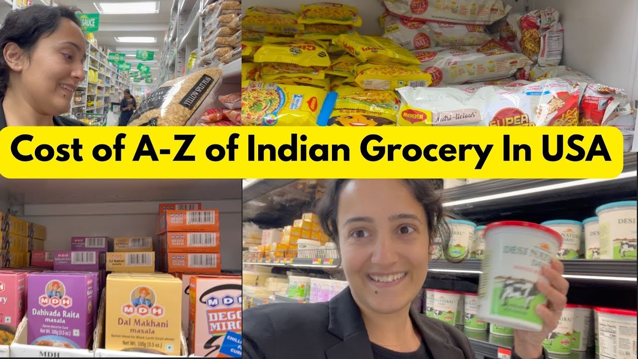 The Only Video You Need For Indian Grocery Costs In USA| Indian Student In USA #arushisworld