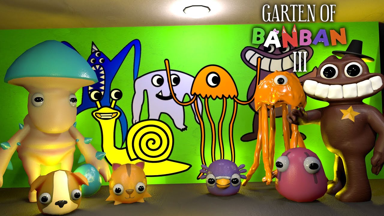 Garten of BanBan 3 - ALL BOSSES (FULL Gameplay)