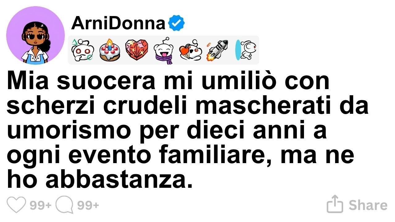 [STORIA COMPLETA] Mia suocera mi ha umiliato per dieci anni con battute crudeli, ma ora basta.