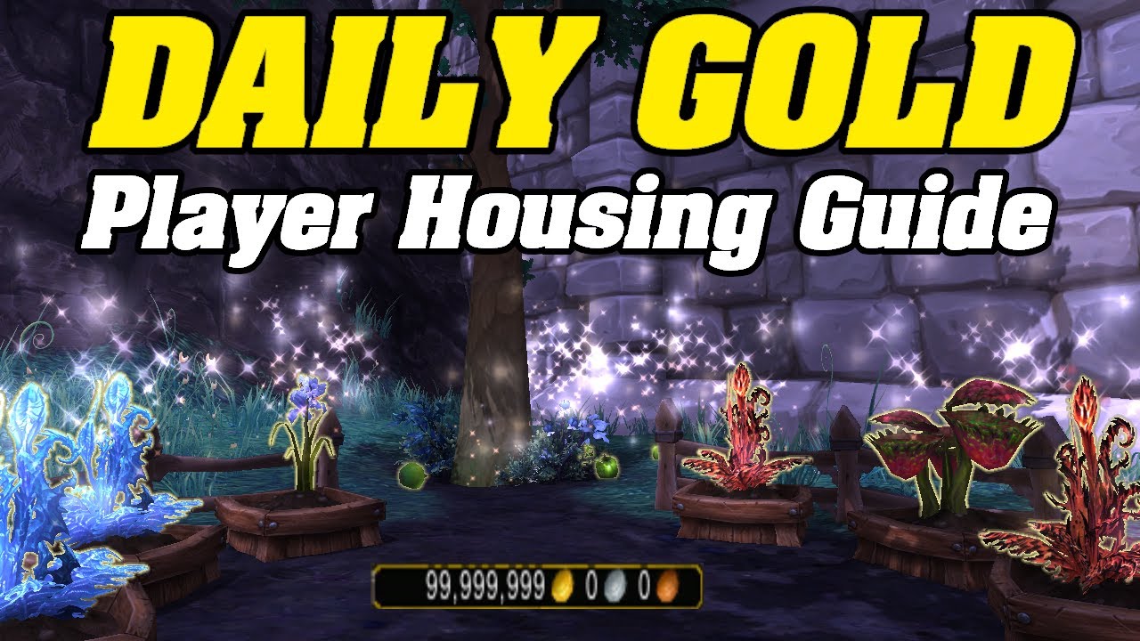 FREE GOLD Every Day!? Garrison Herb Garden Prints Gold for Player Housing Dyes!