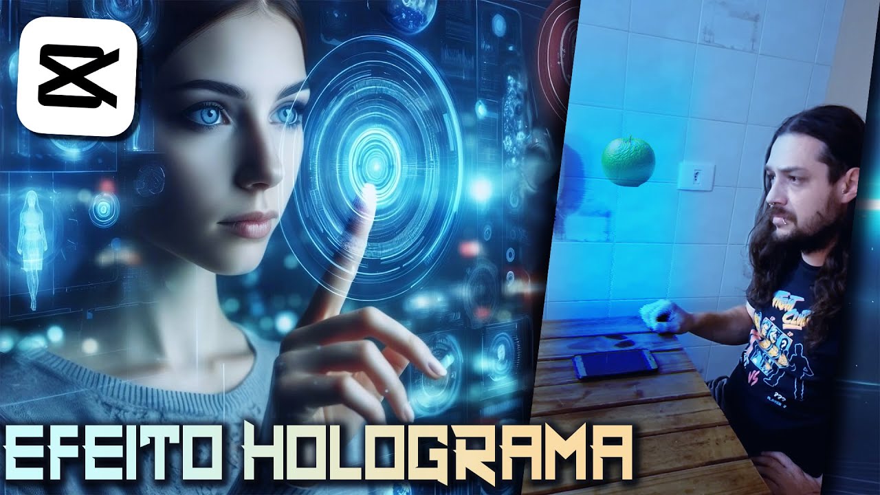 Como fazer EFEITOS de HOLOGRAMA no CAPCUT!